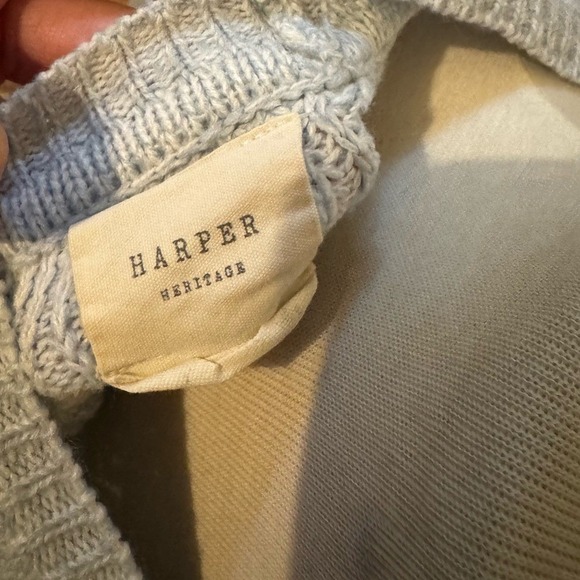 Harper Heritage Light Blue Fiona Sweater sz S - Picture 3 of 3